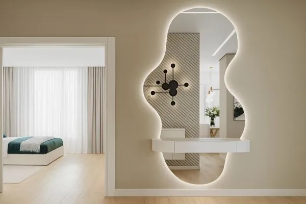 کاربرد آینه دفرمه در فضاهای مدرن و هنری