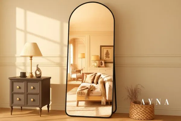 مزایای استفاده از آینه قدی برای دکوراسیون