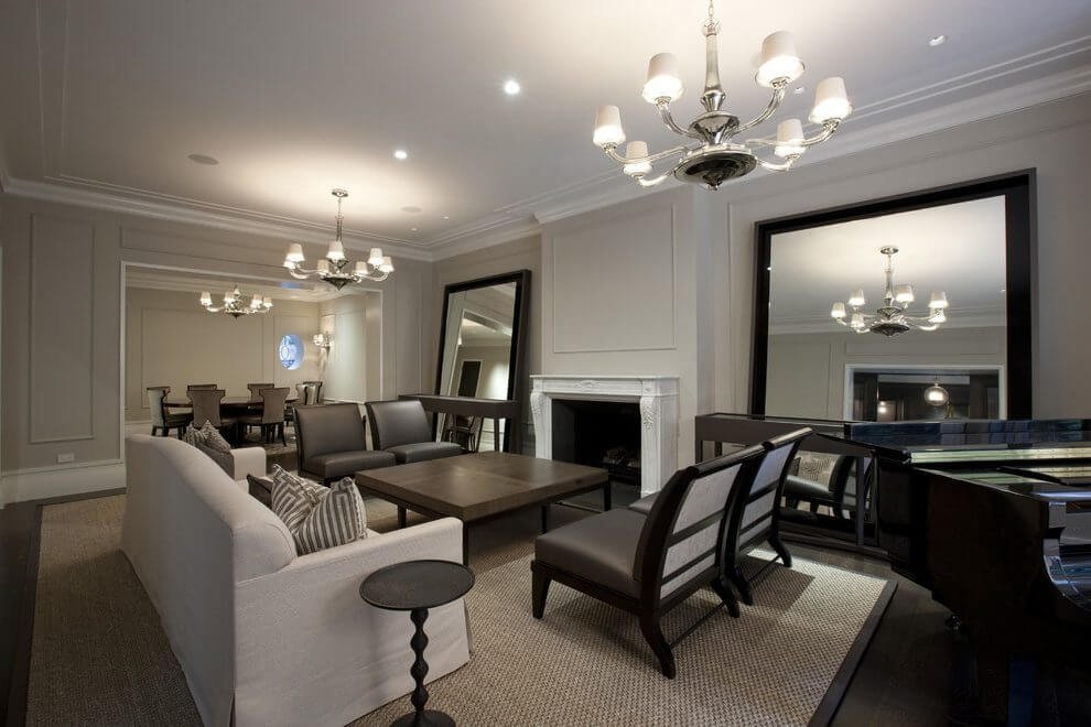 پنهان کردن عیوب فضای داخلی با آینه