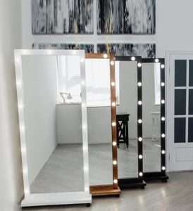 آینه قدی چرخدار دوطرفه