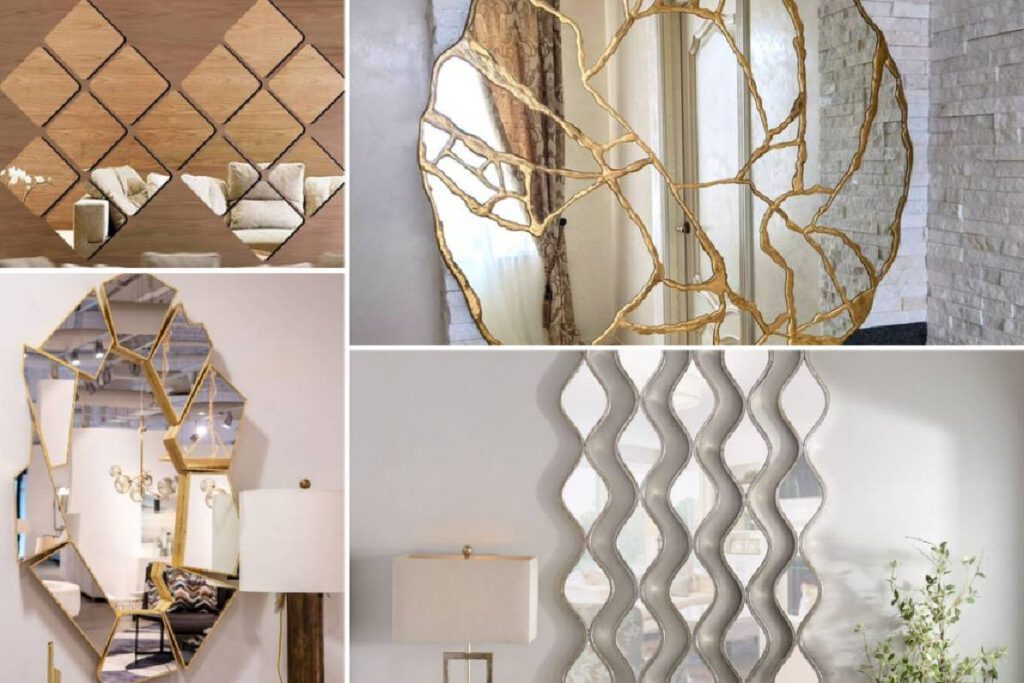 آینه دکوراتیو طرح دار