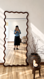 آینه چوبی بیسکو